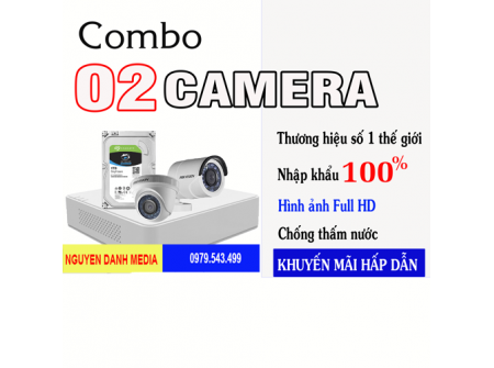 TRỌN BỘ 2 CAMERA HIKVISION